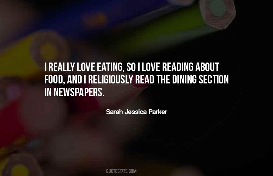 Quotes About Reading And Eating #700115