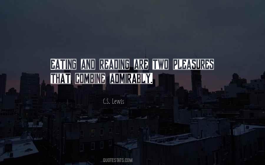 Quotes About Reading And Eating #793675