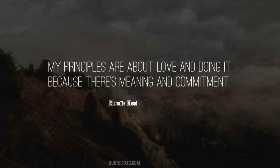 Love And Commitment Quotes #92101