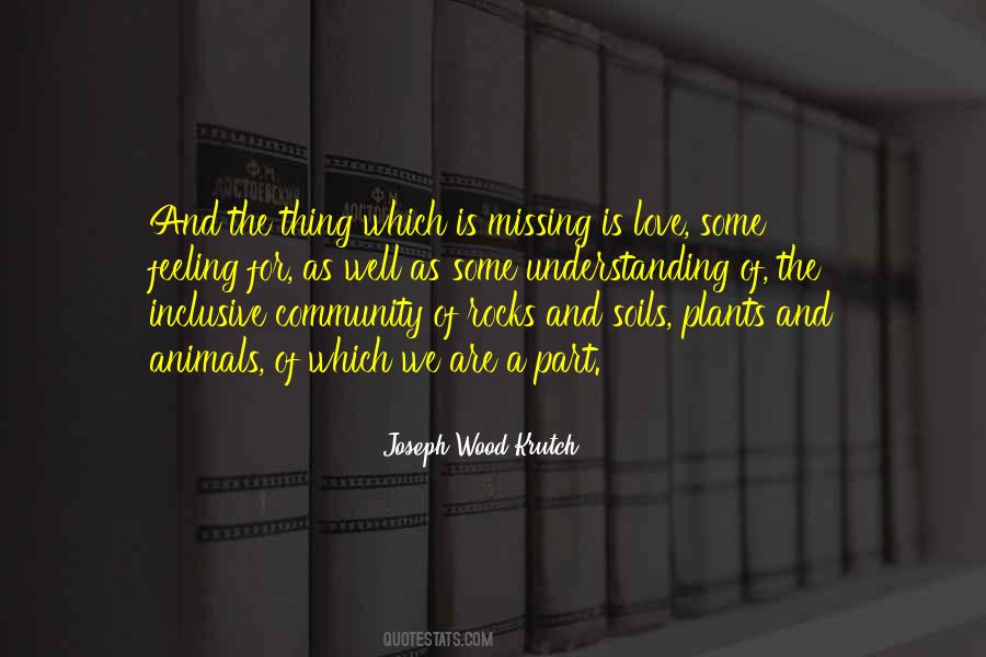 Quotes About Missing A Thing #1055078