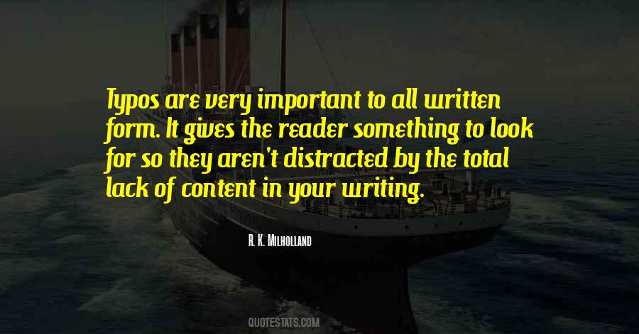 Quotes About Content Writing #1120675