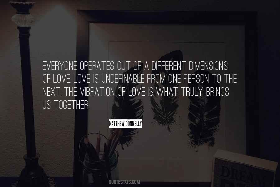 Quotes About Different Dimensions #1252160
