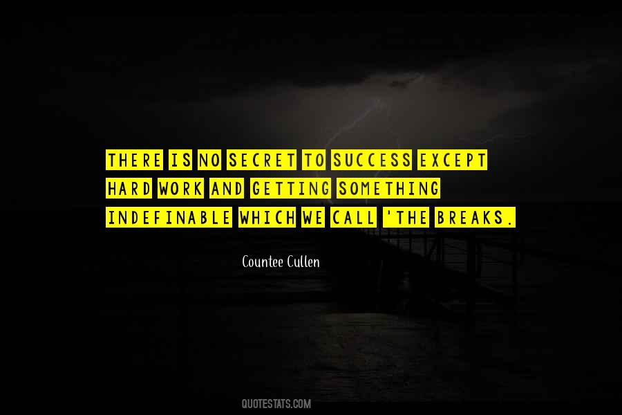 Secret Work Quotes #324027