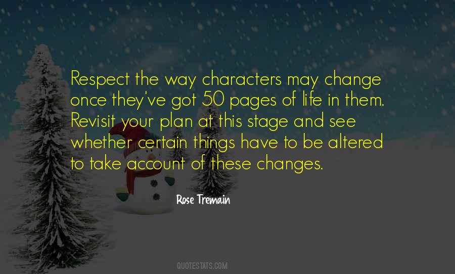 Quotes About Character Change #93950