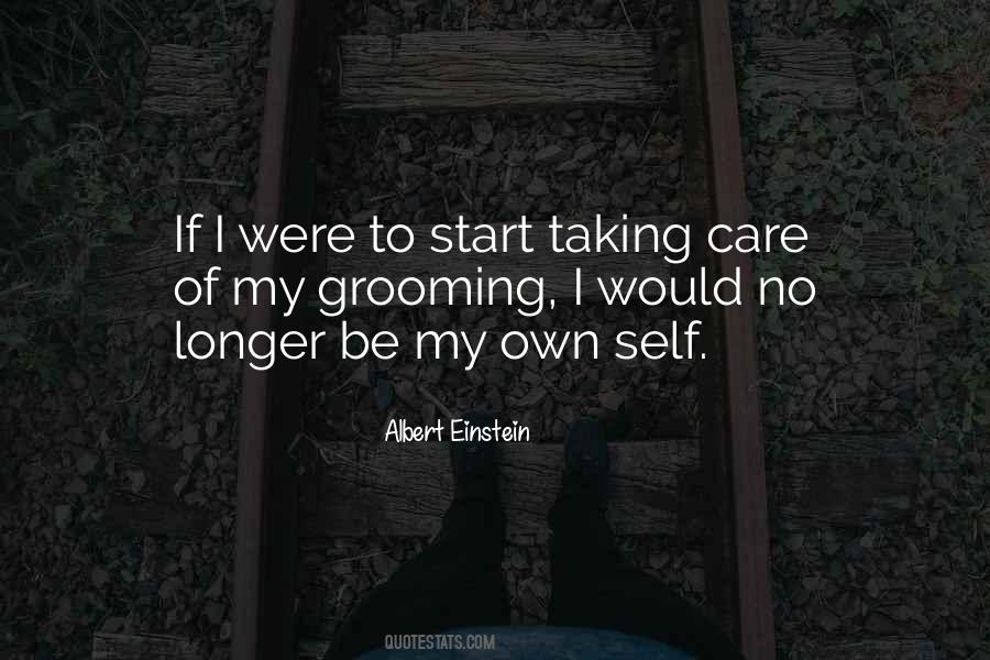 Self Grooming Quotes #154719