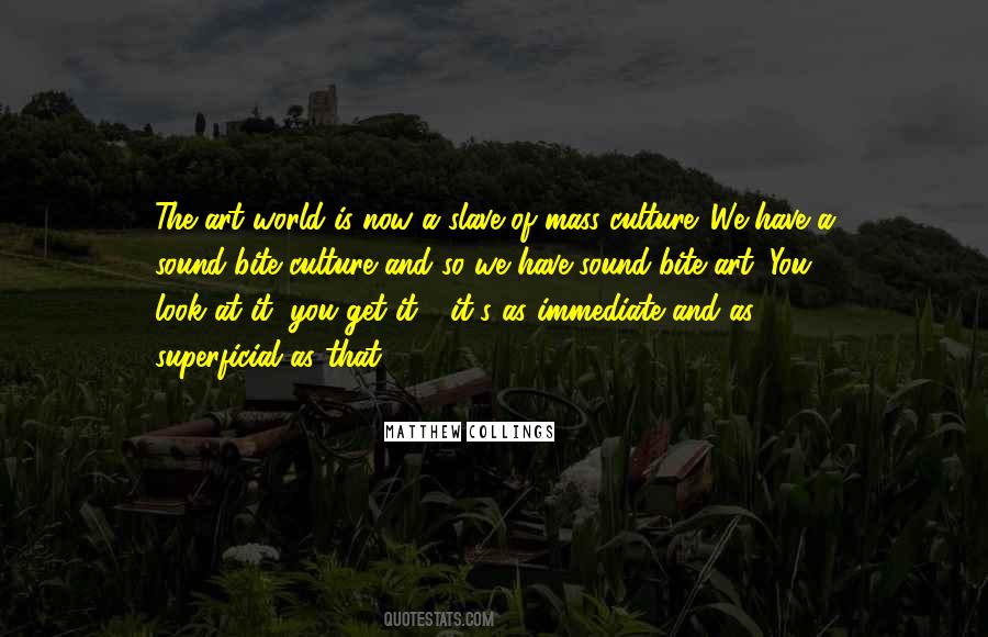 Quotes About Mass Culture #637145