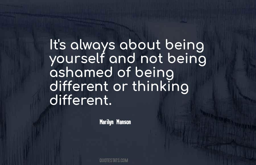 Quotes About About Being Different #58796