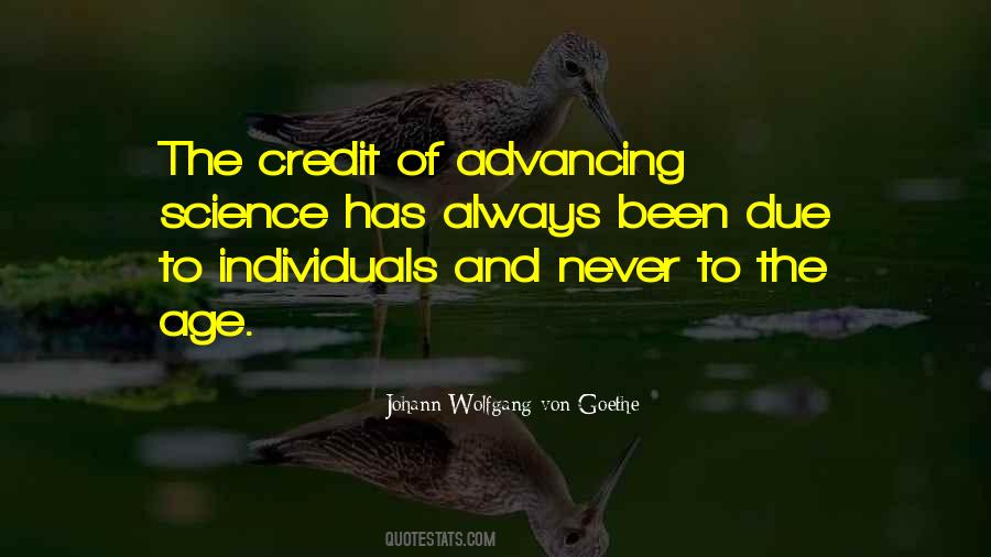 Quotes About Advancing Science #163250