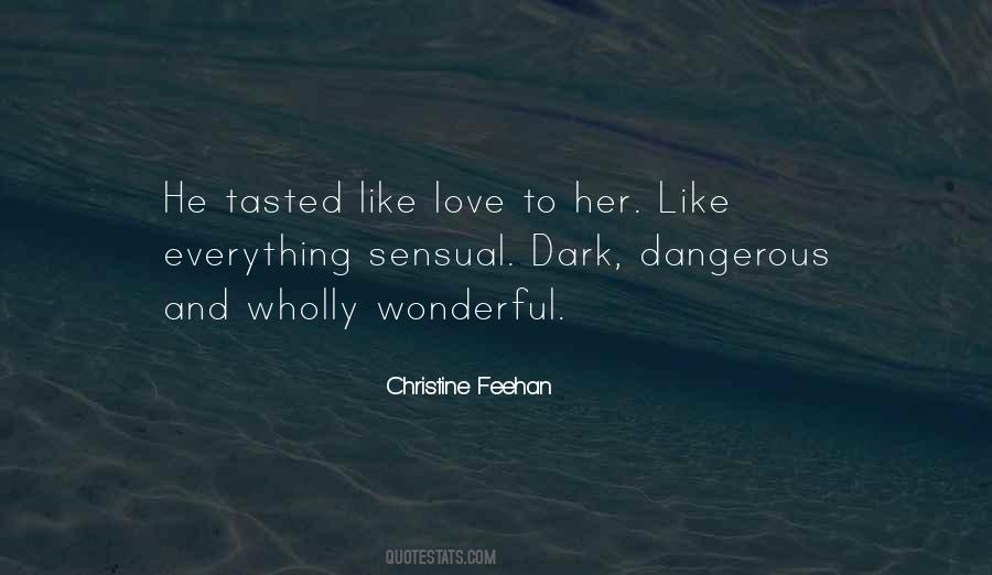 Feehan Dark Quotes #1741221