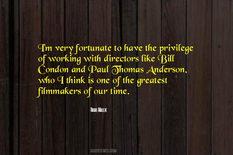 Quotes About Paul Thomas Anderson #191859