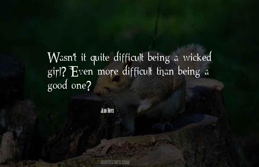 Wicked Girl Quotes #73670