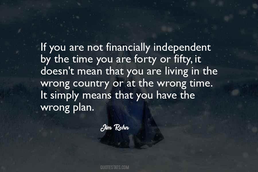 Financially Independent Quotes #646500