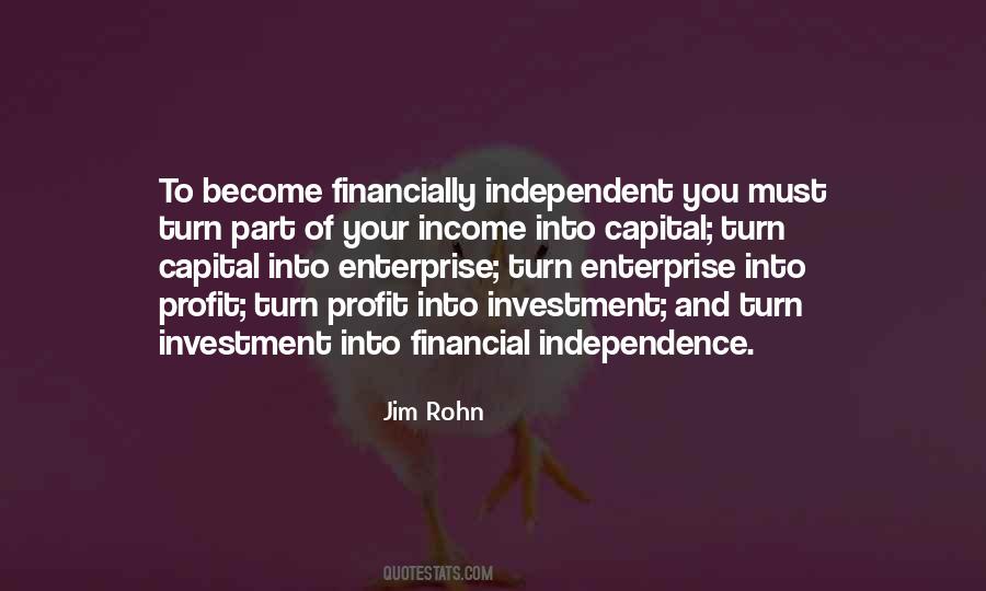 Financially Independent Quotes #944970