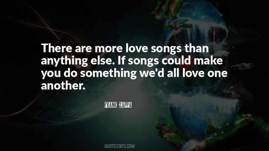 Quotes About Love Songs #1310814