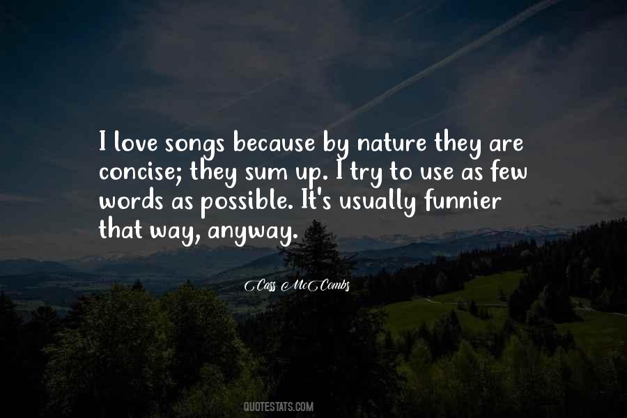 Quotes About Love Songs #1724258