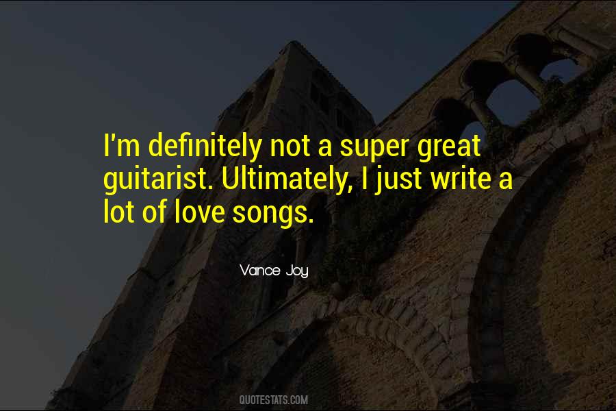 Quotes About Love Songs #1773143