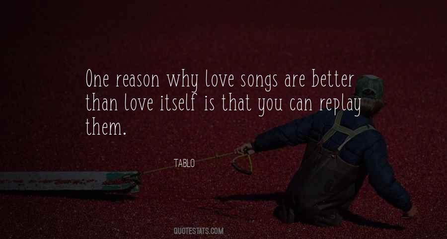 Quotes About Love Songs #388724