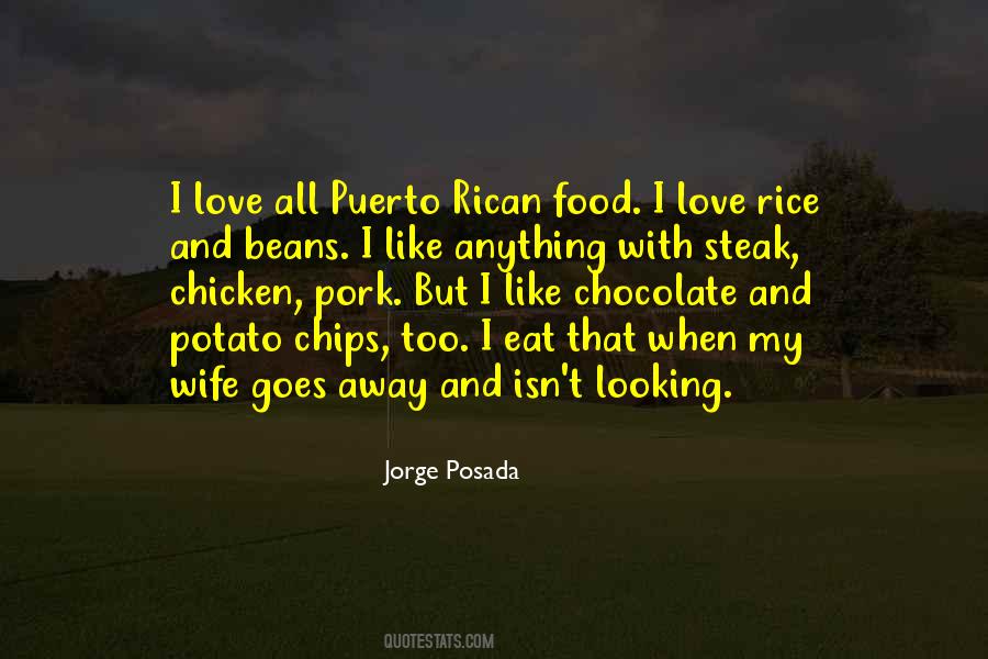 Quotes About Puerto Rican Food #411150