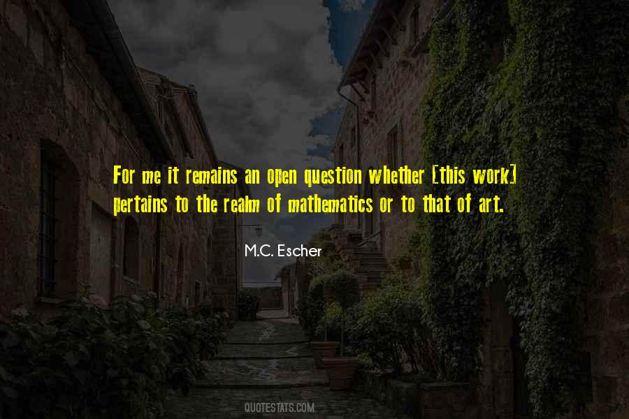 Quotes About Escher #907398