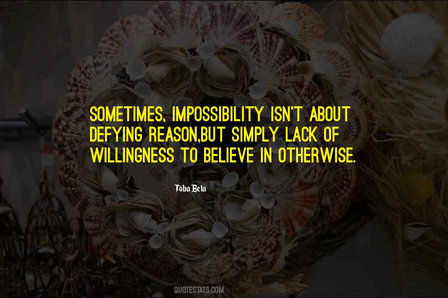 Quotes About Impossibility #1739773