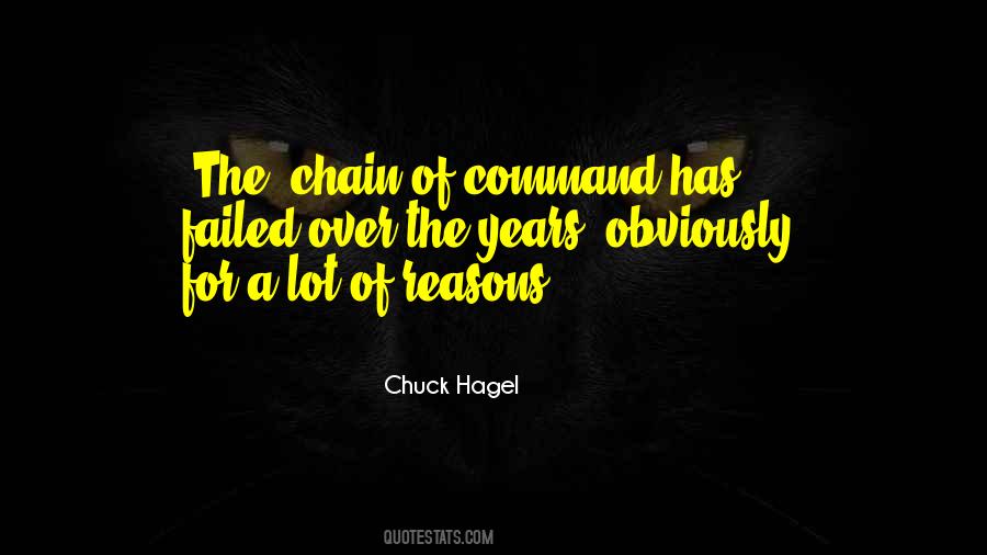 Quotes About Chain Of Command #438830