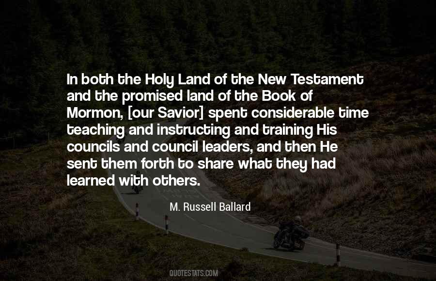 Quotes About Holy Land #410322