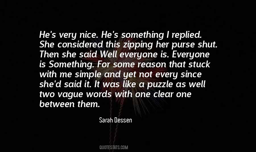 Quotes About Nice Words #983209