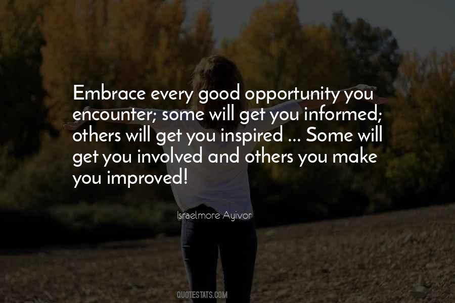 Good Opportunity Quotes #1628656