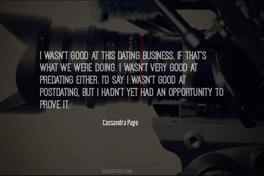 Good Opportunity Quotes #189356