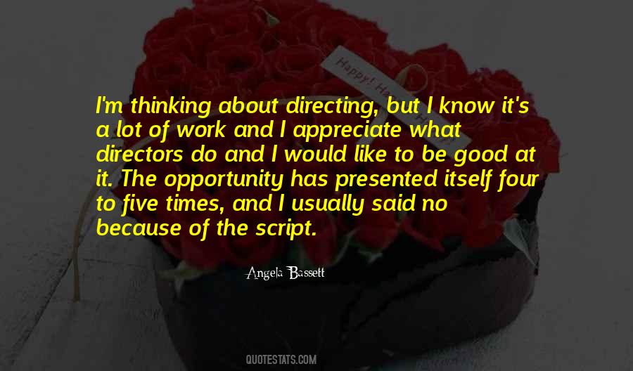 Good Opportunity Quotes #224919