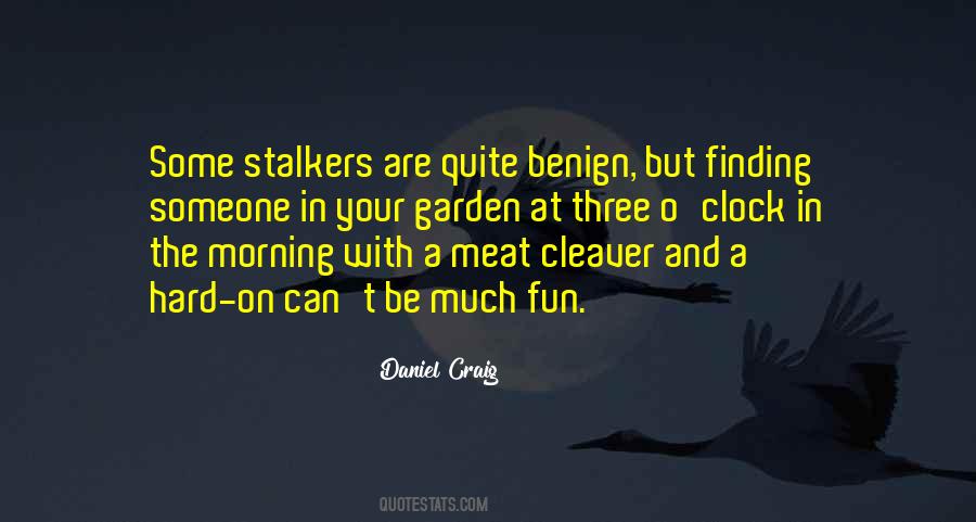 Quotes About Stalkers #1057447