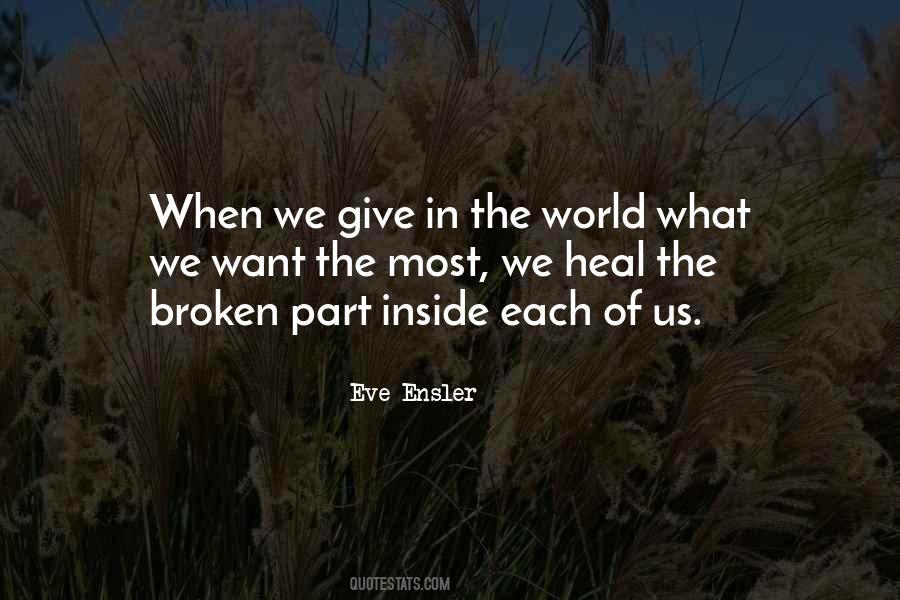 Quotes About Broken Inside #1062547