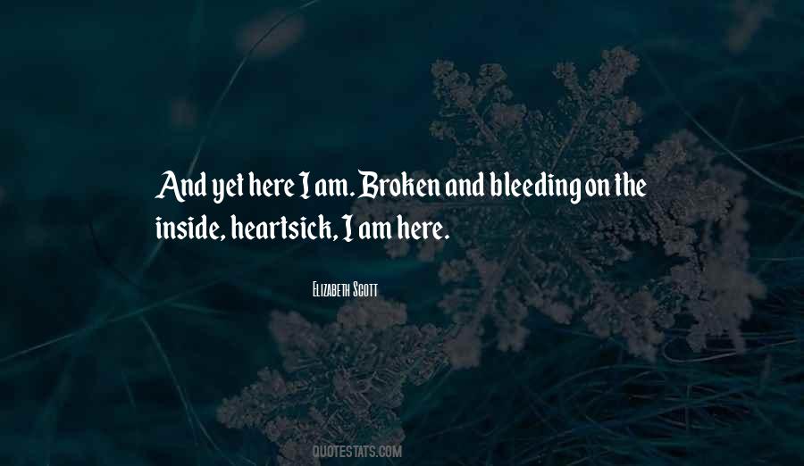 Quotes About Broken Inside #1346629
