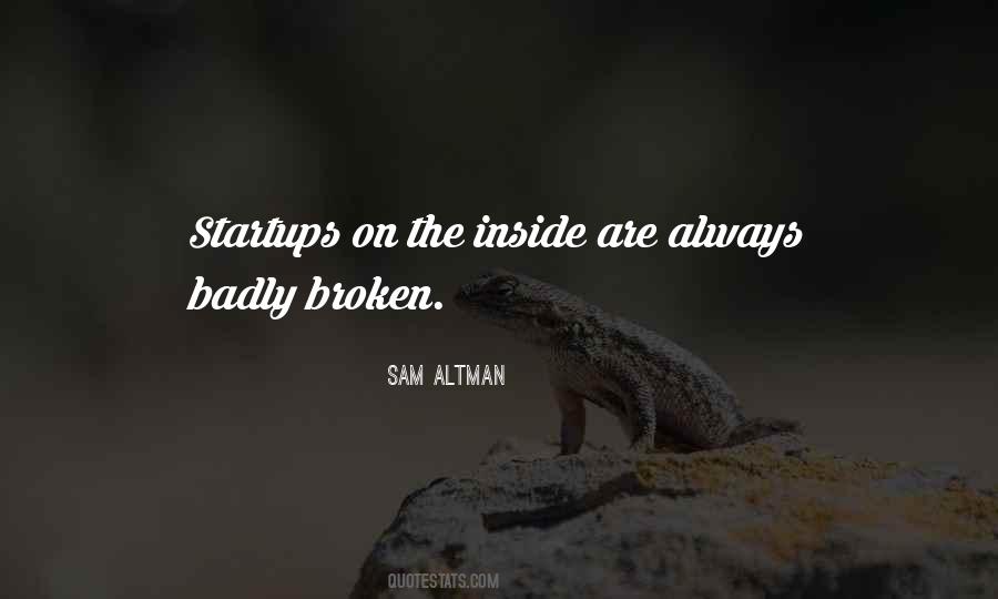 Quotes About Broken Inside #755479