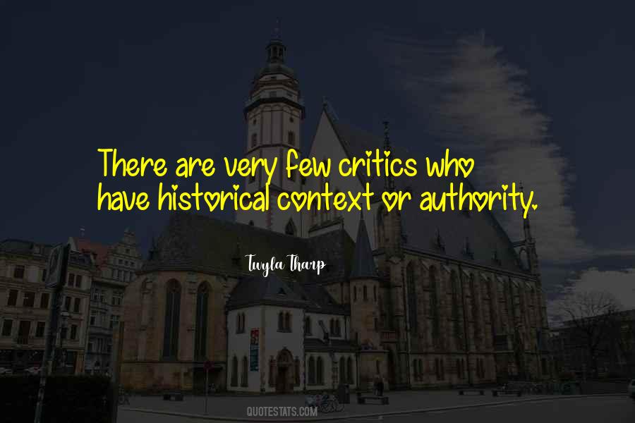 Quotes About Historical Context #1340699