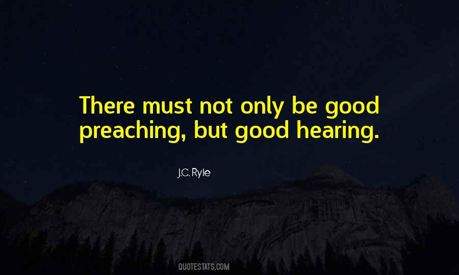 Quotes About Not Hearing #41470