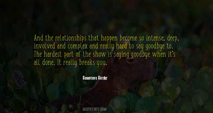 Quotes About Saying Goodbye #213363