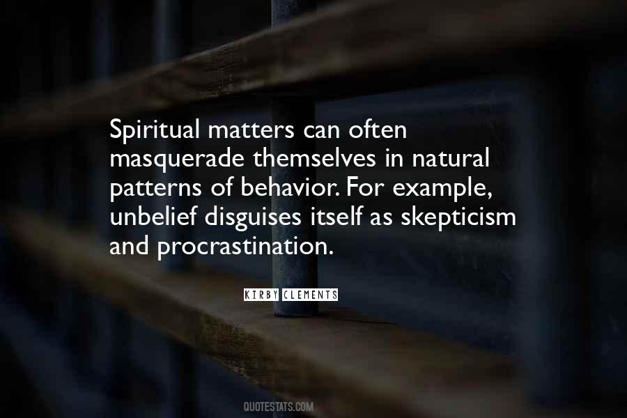 Quotes About Patterns Of Behavior #1256493