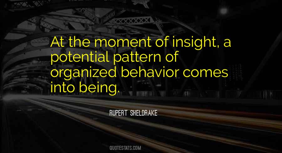 Quotes About Patterns Of Behavior #1532866