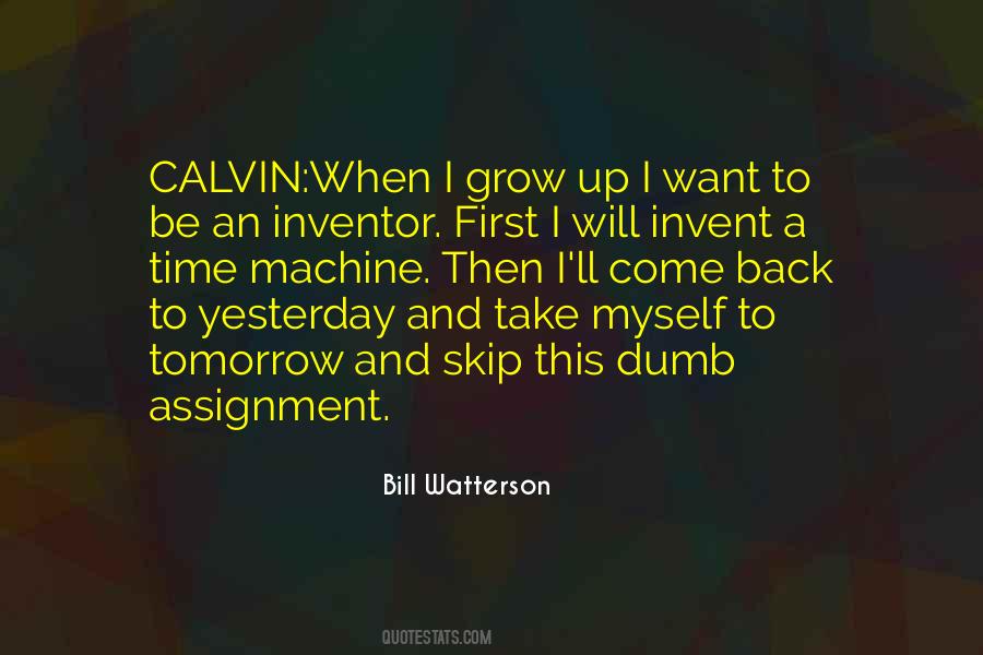Watterson Calvin Quotes #208865