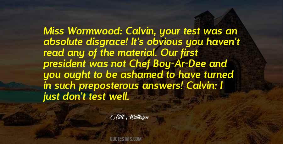 Watterson Calvin Quotes #400393