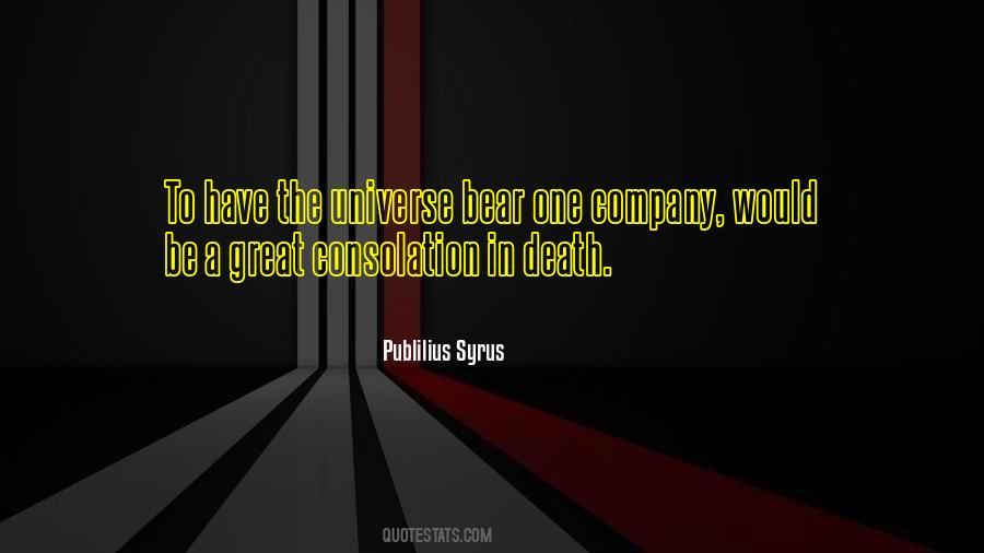 Quotes About Consolation In Death #151422