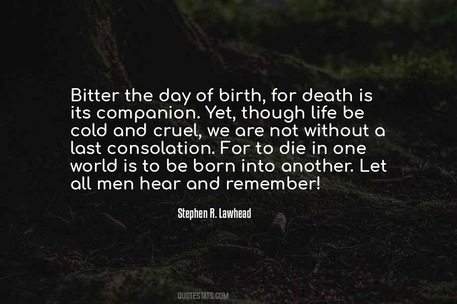 Quotes About Consolation In Death #279953