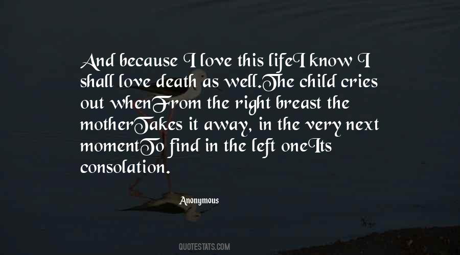 Quotes About Consolation In Death #770275