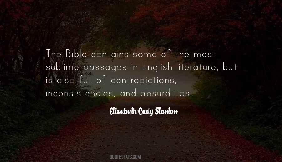 Quotes About Contradictions #1187870