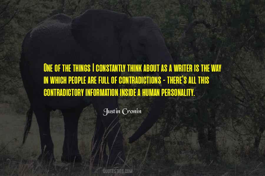 Quotes About Contradictions #191125 Quotes About Contradictions #191125