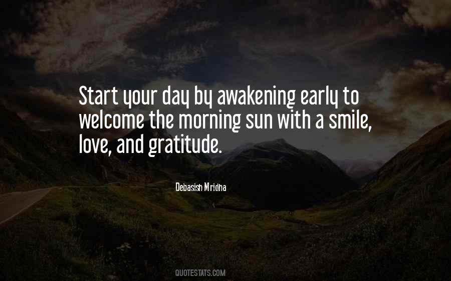 Quotes About Early Morning Sun #1708401