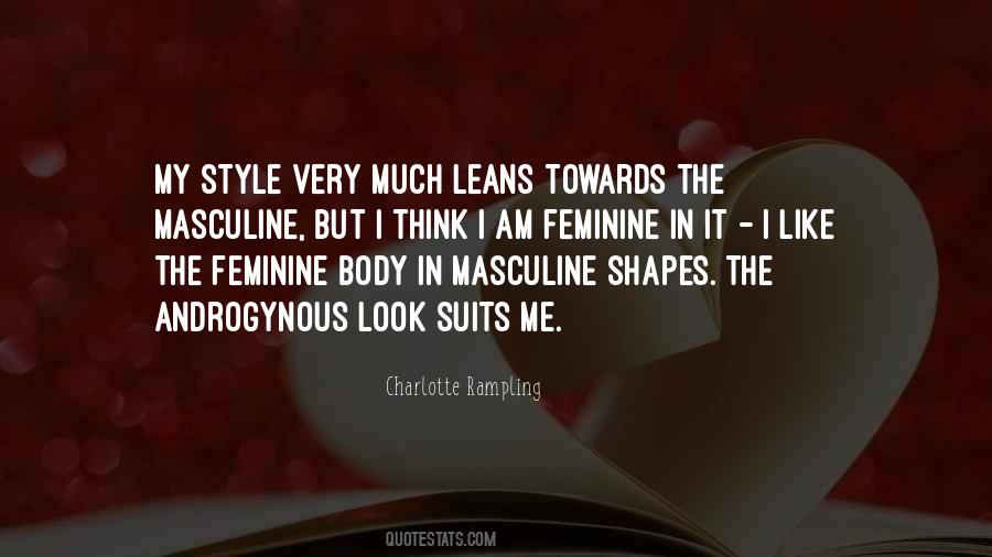 Quotes About The Feminine Body #1680102