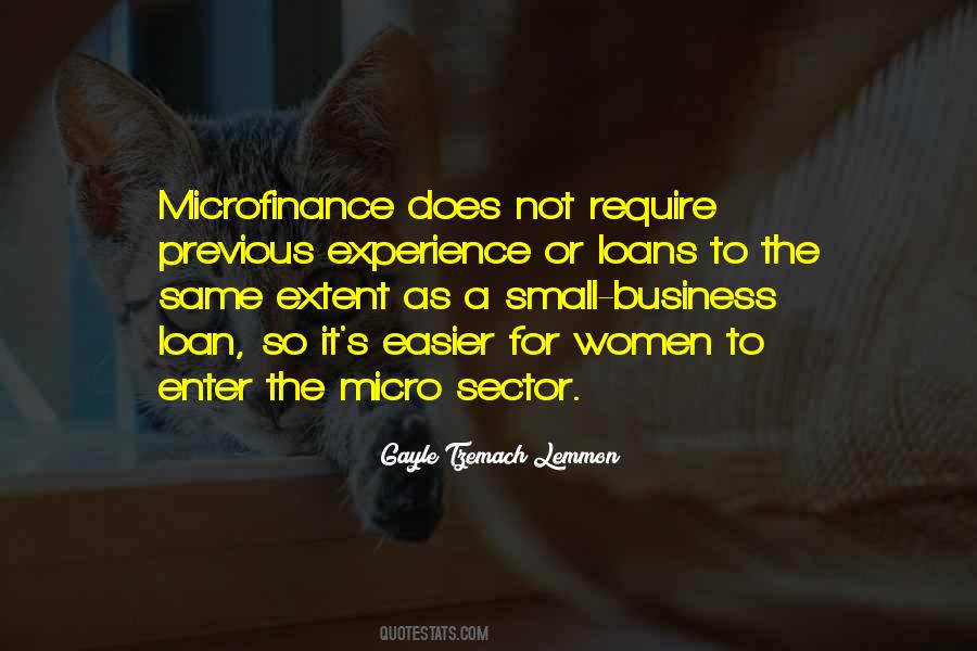 Quotes About Microfinance #1644975