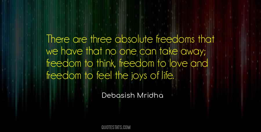 Absolute Freedoms Quotes #154064